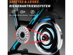 Bicicleta estática magnética con pantalla LCD y soporte para tableta - Bicicleta estática para el hogar^NETTLIFE Outlet