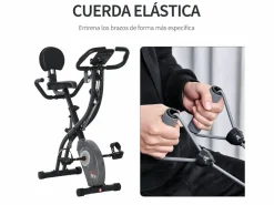 Bicicleta estática 107x53x107 cm^Homcom Best
