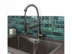 Big Pro Mezclador de fregadero con rociador móvil metalizado^Essebagno Hot