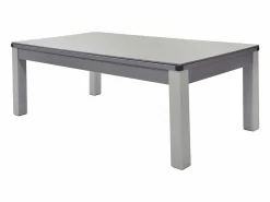 Vente-unique Billar y ping-pong BALTHAZAR - 213x112x81.5 cm - Gris Best