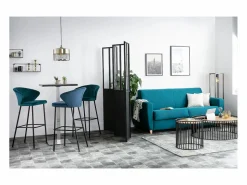 Biombo 4 paneles en metal y cristal RACK^Miliboo Best