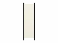 Biombo divisor de 3 paneles 150x180 cm ES291157 Blanco