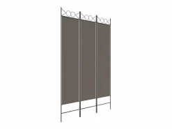 Biombo|Biombo divisor de 3 paneles de tela 120x200 cm ES753659