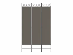 Biombo|Biombo divisor de 3 paneles de tela 120x200 cm ES753659