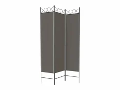 Biombo|Biombo divisor de 3 paneles de tela 120x200 cm ES753659