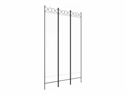 Biombo divisor de 3 paneles de tela 120x200 cm ES567724^ Hot