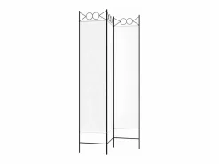 Biombo divisor de 3 paneles de tela 120x200 cm ES567724^ Hot