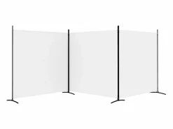 Biombo divisor de 3 paneles de tela 525x180 cm ES320703^ Hot
