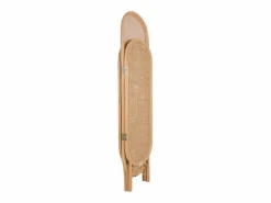 Biombo plegable interior de ratán y rejilla natural^Sweeek Online