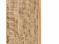 Biombo plegable interior de ratán y rejilla natural^Sweeek Online