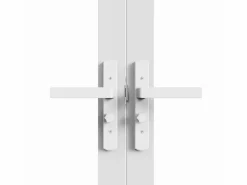 Vente-unique Puerta Con Marco|Bloque de puerta doble reversible - vidrio templado - 2 x Alt. 204 x An. 83 cm - - MASERU