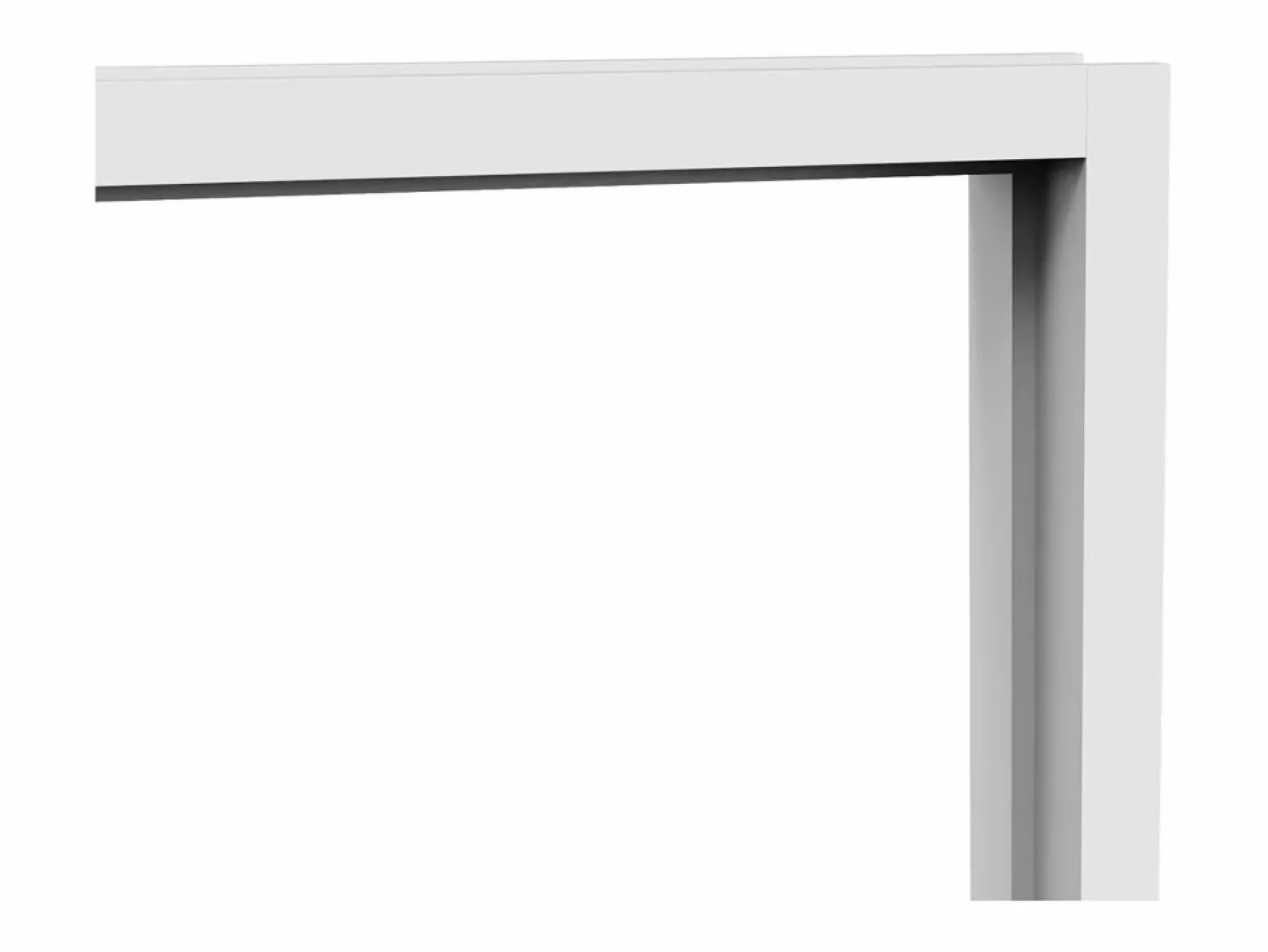 Vente-unique Puerta Con Marco|Bloque de puerta doble reversible - vidrio templado - 2 x Alt. 204 x An. 83 cm - - MASERU