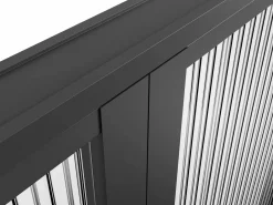 Vente-unique Puerta Con Marco|Bloque de puerta doble reversible - vidrio texturizado - 2 x Alt. 204 x An. 73 cm - - LOXTON