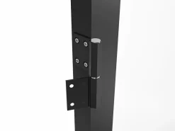 Vente-unique Puerta Con Marco|Bloque de puerta reversible de aluminio y vidrio templado - Alt. 204 x An. 93 cm - MASERU