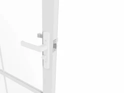 Bloque de puerta reversible de aluminio y vidrio templado - Alt. 204 x An. 73 cm - SEROTO^Vente-unique Hot