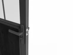 Bloque de puerta reversible , vidrio templado translúcido estilo taller, Alt. 204 x An. 93 cm, ERMELO^Vente-unique Clearance