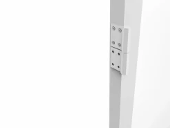 Vente-unique Puerta Con Marco|Bloque puerta reversible de aluminio y vidrio templado - Alt. 204 x An. 83 cm - LOXTON