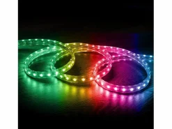 Ledkia Guirnalda Luminosa|Bobina Tira LED RGB 220V AC 60 LED/m 50m IP65 Ancho 16mm Corte cada 100 cm