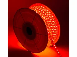 Ledkia Guirnalda Luminosa|Bobina Tira LED RGB 220V AC 60 LED/m 50m IP65 Ancho 16mm Corte cada 100 cm