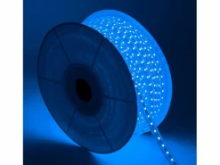 Ledkia Guirnalda Luminosa|Bobina Tira LED RGB 220V AC 60 LED/m 50m IP65 Ancho 16mm Corte cada 100 cm