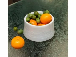 Bol de mármol hecho a mano para decoración de interiores^ New