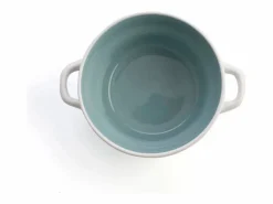 Bol Vita Quid cerámica blanco/ turquesa 50 cl Azul Online