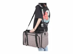 Transportín De Paseo Para Animales|Bolsa de Transporte para Gatos SucceBuy con Ruedas, para Mascotas de Menos de 11 KG, Incluye un Recipiente Plegable,