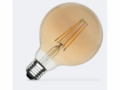 Bombilla Filamento LED E27 8W 750 lm G95 Gold No Flicker 2200K Súper Cálido^Ledkia Outlet