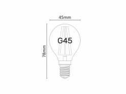 Bombilla LED mini esférica regulable de 6 W y 2700 K, E14 Blanco Best