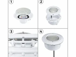 Ledkia Bombilla Piscina LED Sumergible 12V AC/DC 18W IP68 PAR56 6500K Frío Blanco Online