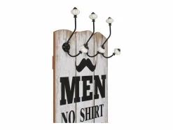 Borghild Perchero de pared MEN LADIES con 6 ganchos 120x40 cm^Garden Furniture Hot