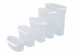 7H SEVEN HOUSE Bote con Tapa Dispensadora 2.4L 24.5x9.5x17.5cm 7house Blanco Discount