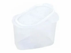 7H SEVEN HOUSE Bote con Tapa Dispensadora 1.2L 20x9.5x12.5cm 7house Blanco Discount