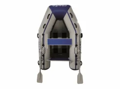 COASTO Deportes Náuticos|Bote neumático Slat 200 - 200x130 cm 2+1 personas - Suelo de carbono latte - 2 remos 1 bomba 1 bolsa de transporte - 200 x 131 cm