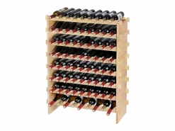 Botellero de Bambú SucceBuy de 8 Niveles para 72 Botellas, Apilable y Modular.^ Discount