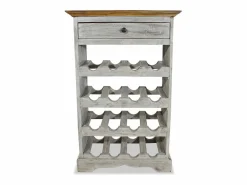 Botellero|Accesorios Para Vino Y Bar|Botellero de madera maciza reciclada 55x23x85 cm ES665872