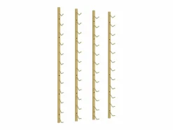 Botellero|Accesorios Para Vino Y Bar|Botellero de pared para 12 botellas 2 unidades hierro ES730885