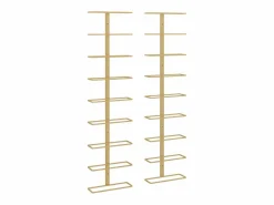 Botellero de pared para 9 botellas 2 unidades hierro ES368761^ Clearance