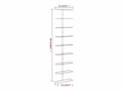 Botellero de pared para 9 botellas 2 unidades hierro ES368761^ Clearance