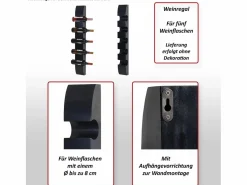 MCW Botellero Millau, Negro Discount