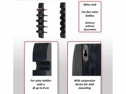 MCW Botellero Millau, Negro Discount