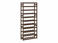 Botellero para 77 botellas madera maciza de pino marrón ES385898 Marru00f3n Discount