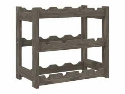Botellero|Accesorios Para Vino Y Bar|Botellero para 12 botellas madera maciza de pino ES392535