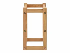 Botellero para 12 botellas madera maciza de roble 47x21x36 cm ES523930 Marru00f3n Discount