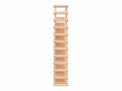 Botellero para 120 botellas madera maciza pino 112,5x23x123,5cm ES707022^ New