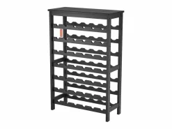 Botellero SucceBuy de Bambú Modular de 7 Niveles para 42 Botellas con Estante de Exhibición de Sobremesa Best