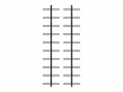 Botelleros de pared para 20 botellas 2 unidades metal ES404606^ Sale