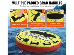 Boya Remolcada Inflable SucceBuy, para 1 a 3 Pasajeros, 231 kg, Tubo Remolcable para Barco^ Online
