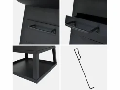 Brasero barbacoa con espacio de almacenamiento, ø60cm^Sweeek New