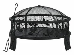 vidaxl Brasero|Brasero con atizador acero XXL 50 cm